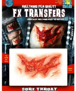 Tinsley Transfers Buy Costumes Cut Throat Horror Halloween Professional Makeup 3D FX Transfers