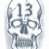 Interalia Skull Temporary Tattoo Costume Makeup Womens