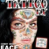 Tinsley Transfers Candy Skull Temporary Face Tattoo Womens