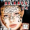 Tinsley Transfers Cheetah Face Temporary Stick On Tattoo