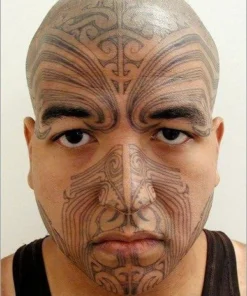 Tinsley Transfers Maori Face Temporary Tattoo Womens