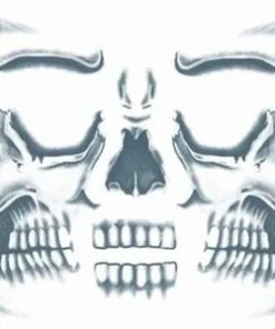 Tinsley Transfers Skull Face Halloween Temporary Face Tattoo Womens 7 Tinsley Transfers Skull Face Halloween Temporary Face Tattoo Womens