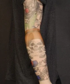 Interalia Womens Clown Tattoo Sleeve