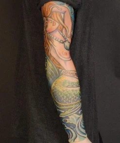 Interalia Womens Mermaid Tattoo Sleeve