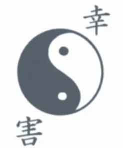 Tinsley Transfers Ying Yang Temporary Tattoo Womens