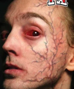 Tinsley Transfers Womens Possessed Trauma Temporary Face Tattoo