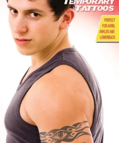 Tinsley Transfers Womens Tribal Eye Body Bands Temporary Tattoo