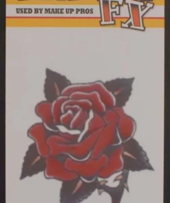 Carnival Products Womens Rose Vintage 1940 Temporary Tattoo Fake Stick-on Tattoos