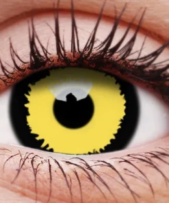 ColourVue Buy Costumes Tigera Black & Yellow Contact Lenses