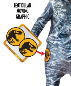 Rubie's Velociraptor Blue Jurassic World Dominion Deluxe Child Costume 9 Rubie's Velociraptor Blue Jurassic World Dominion Deluxe Child Costume
