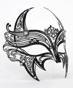 Carta Alta Womens Devil Filigree Mask Halloween Masquerade