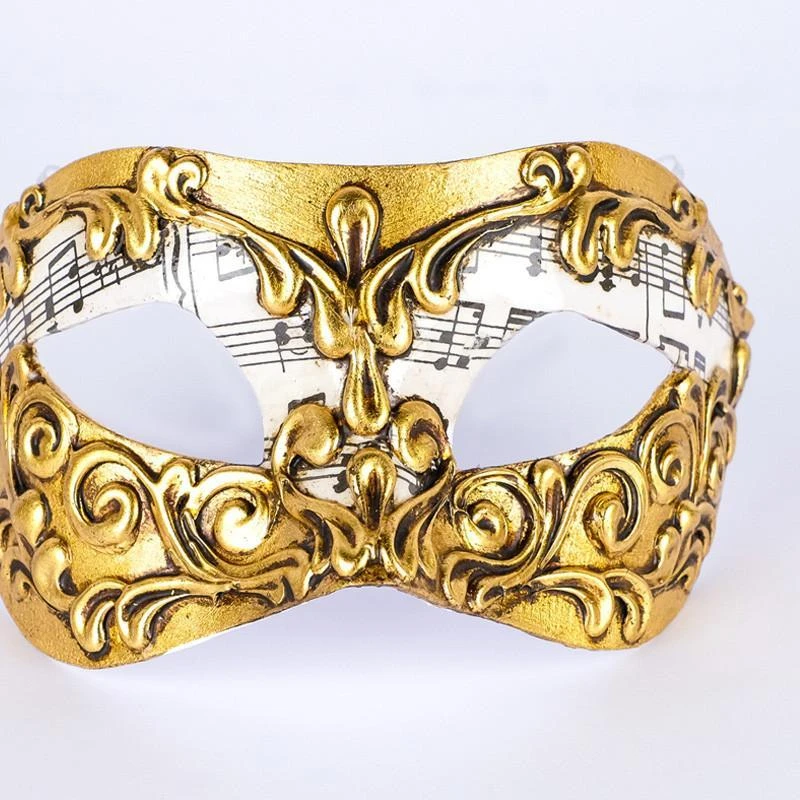 Carta Alta Womens Music Gold Baroque Venetian Mask Classic Baroque Masquerade 4 Carta Alta Womens Music Gold Baroque Venetian Mask Classic Baroque Masquerade