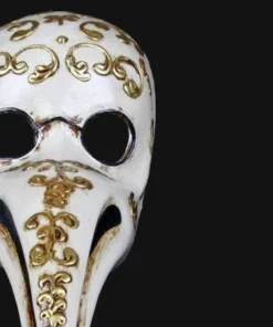 Carta Alta Plague Doctor Mask Venetian Naso Peste Masquerade Mens