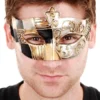 Tomfoolery Mens Tivoli Men's Venetian Style Masquerade Mask