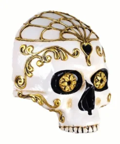 Carta Alta Day Of The Dead Skull Venetian Masquerade Mask