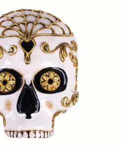 Carta Alta Day Of The Dead Skull Venetian Masquerade Mask