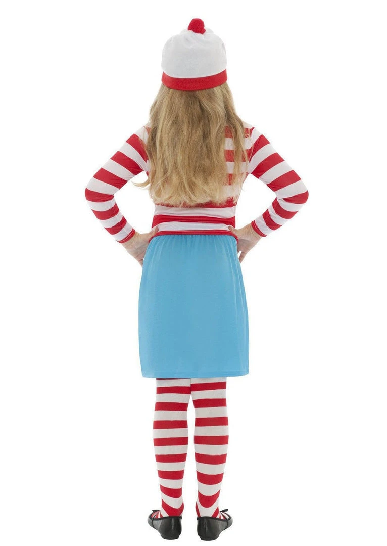 Smiffy's Wenda Where's Wally Girls Costume Wheres Waldo Book Week Fancy Dress Kids 5 Smiffy's Wenda Where's Wally Girls Costume Wheres Waldo Book Week Fancy Dress Kids