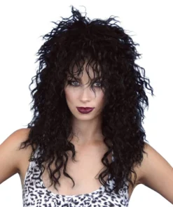 Carnival Products Buy Costumes Cher 1980's Costume Wig Rock Star Fancy Dress Accessory