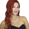 Carnival Products Auburn Red Long Wavy Wig 1940's Hollywood Movie Star