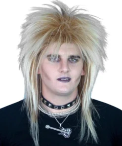 Carnival Products Rock Star Mullet Blonde 1980's Costume Wig