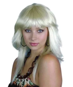 Carnival Products Farrah Fawcett Blonde Flicked Costume Retro 70's Wig Womens