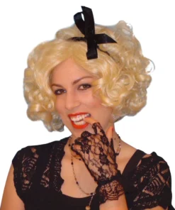 Carnival Products Womens Madonna Blonde Costume Wig 1980's Pop Star Fancy Dress