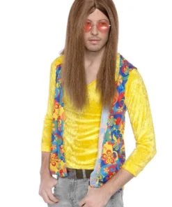 Carnival Products Mens Hippie Guy 1960's Brown Men's Costume Wig