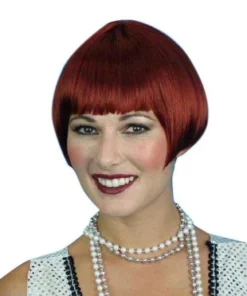 Carnival Products Womens Charleston Chic Bob Auburn Red Wig Women's 1920's Fancy Dress