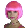 Carnival Products Stephanie Bob Hot Pink Wig Fancy Dress Costume Accessory