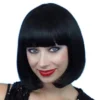 Carnival Products Edna Bob Wig Classic 1920's Fancy Dress Hair Black & Blonde Womens 2 Carnival Products Edna Bob Wig Classic 1920's Fancy Dress Hair Black & Blonde Womens
