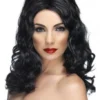 Smiffy's Glamorous Wig Movie Star Black