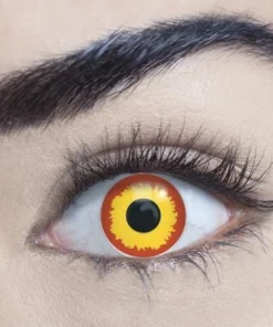 Interalia Flame Eyes Halloween Wildfire Contact Lenses 1 Day Use Womens