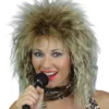 Carnival Products Tina Turner Glam 80s Wig Spiky Layered Party Costume Womens Rock Diva